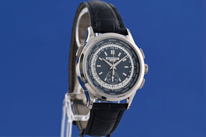 Patek Philippe World Time 5930G-001 - Blue Dial - Full Set