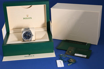 Rolex Datejust 41 - 126334 Blue Dia Dial - Full Set