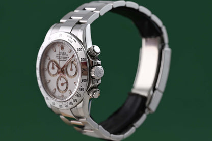 Rolex Daytona 116520 White Dial - Full Set - Like NEW
