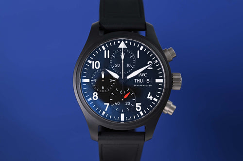 IWC Fliegeruhr Chronograph Top Gun Keramik - Full Set