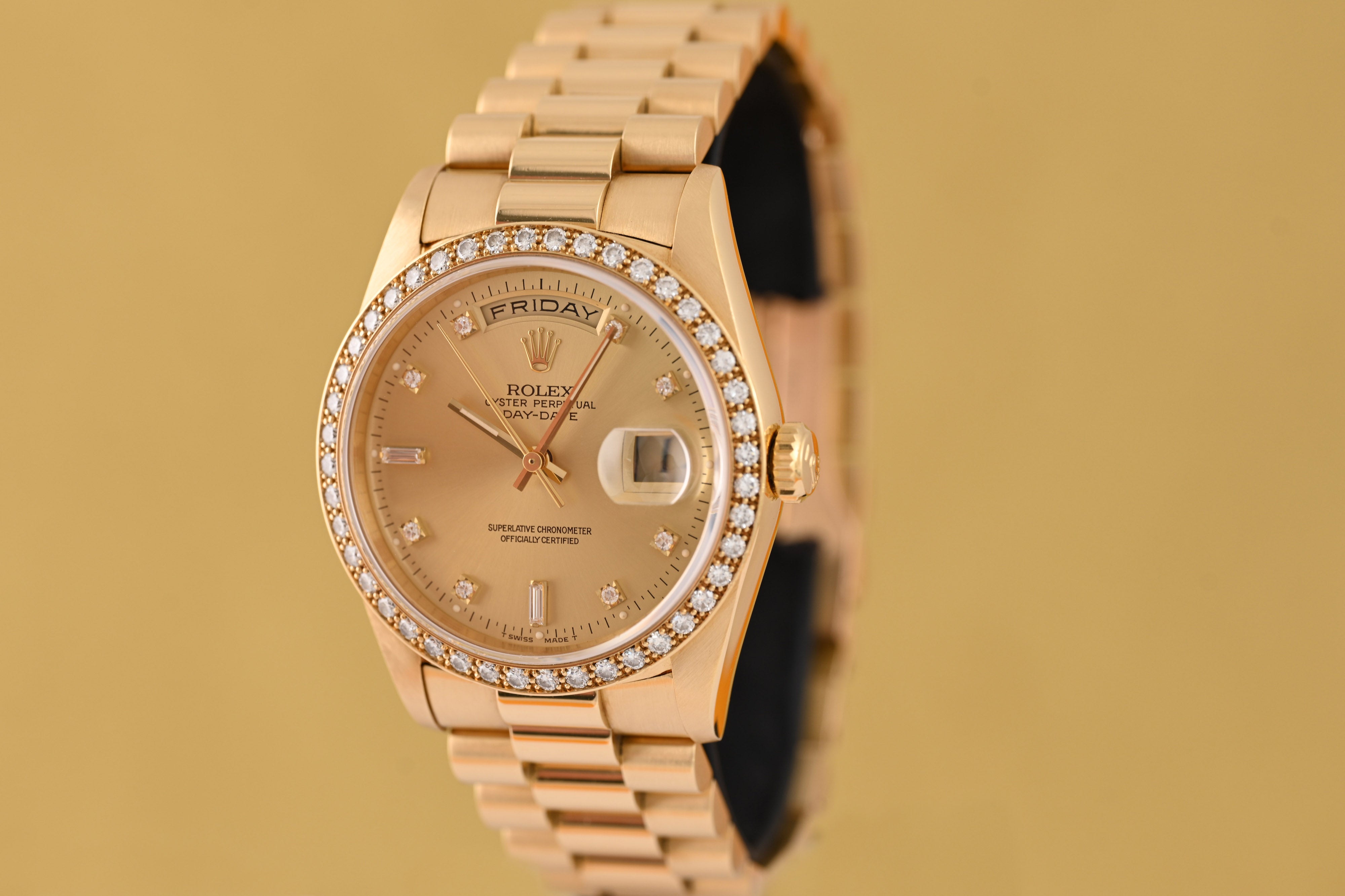 Rolex 36mm sale gold