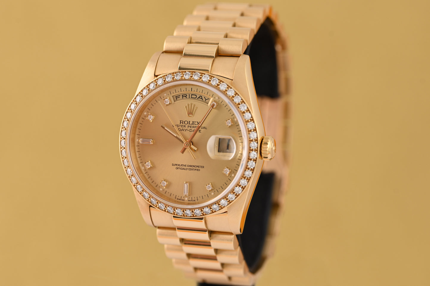 Rolex Day Date 36mm Gelbgold 18348 - Factory Setting