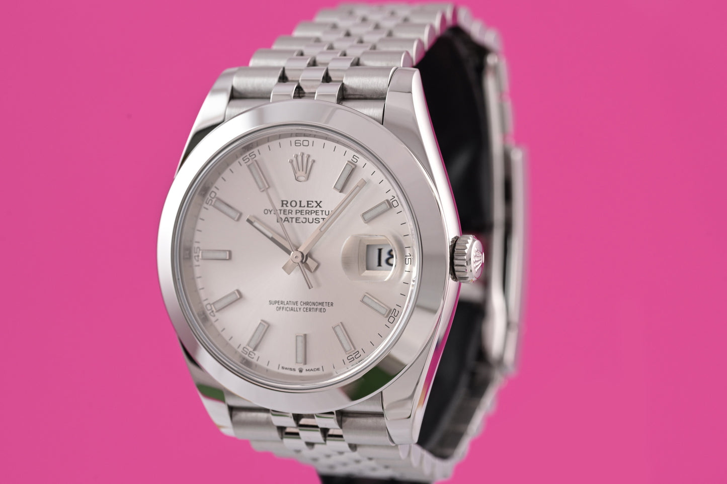 Rolex Datejust 41 - 126300 - White Dial - Full Set - LC100