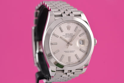 Rolex Datejust 41 - 126300 - White Dial - Full Set - LC100
