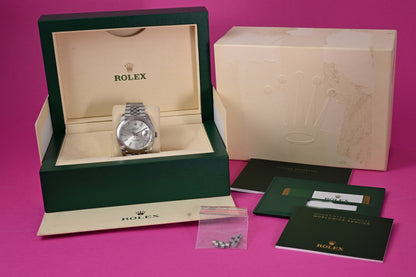 Rolex Datejust 41 - 126300 - White Dial - Full Set - LC100