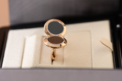 Cufflinks PATEK PHILIPPE Calatrava in 18k rose gold.