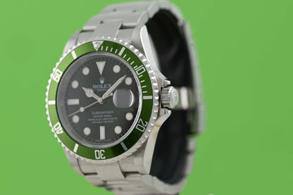 Rolex Submariner 16610LV - Full Set - Kermit - LC100