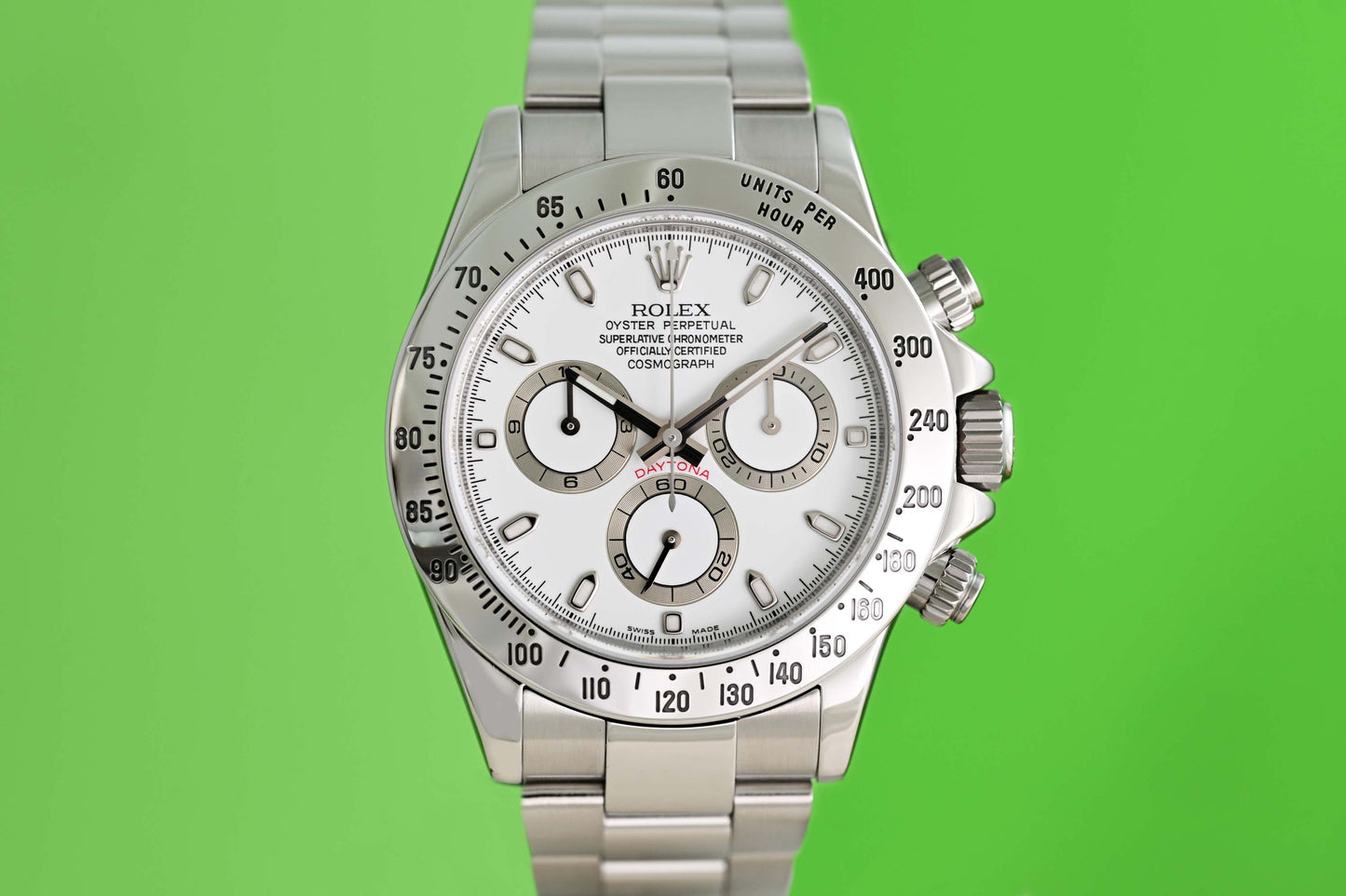 Rolex Daytona 116520 White Dial - Full Set - LC100