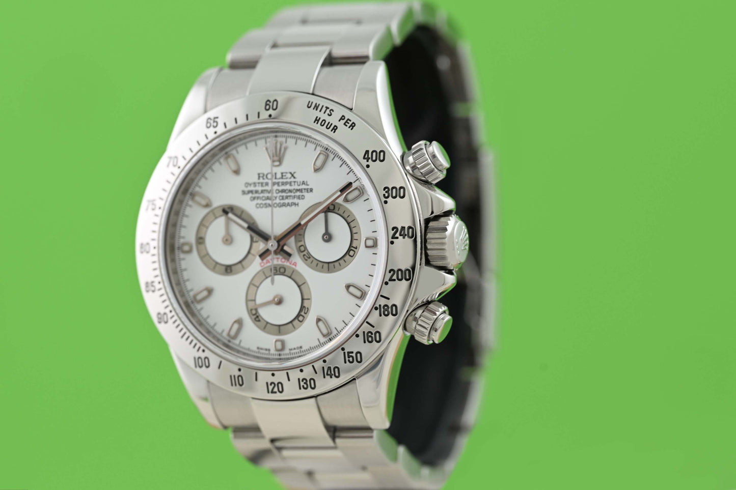 Rolex Daytona 116520 White Dial - Full Set - LC100