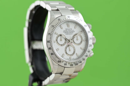 Rolex Daytona 116520 White Dial - Full Set - LC100