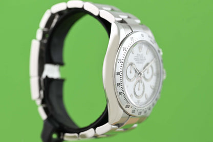 Rolex Daytona 116520 White Dial - Full Set - LC100