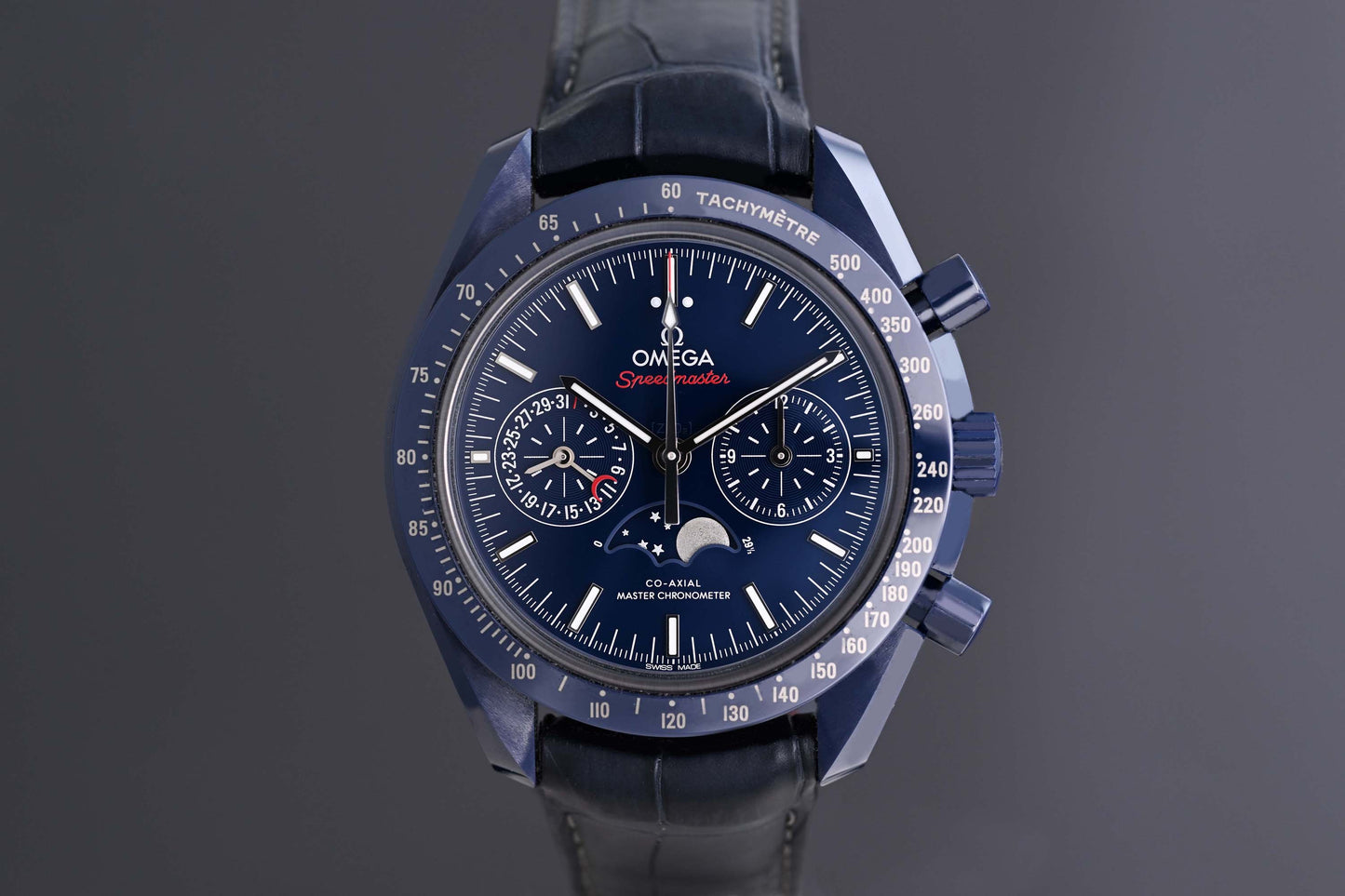Omega Speedmaster Moonwatch Blue Side Of The Moon - Full Set