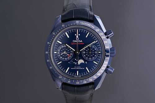 Omega Speedmaster Moonwatch Blue Side Of The Moon - Full Set