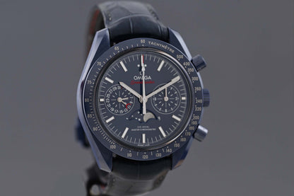 Omega Speedmaster Moonwatch Blue Side Of The Moon - Full Set