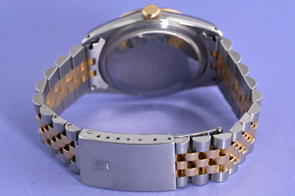 Rolex Oyster Perpetual Datejust 16233 - Full Set - Blue Dial