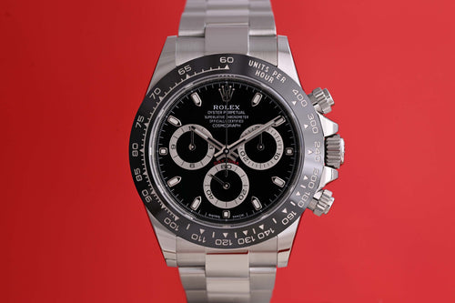 Rolex Daytona 116500LN - Full Set - Black Dial - LC100