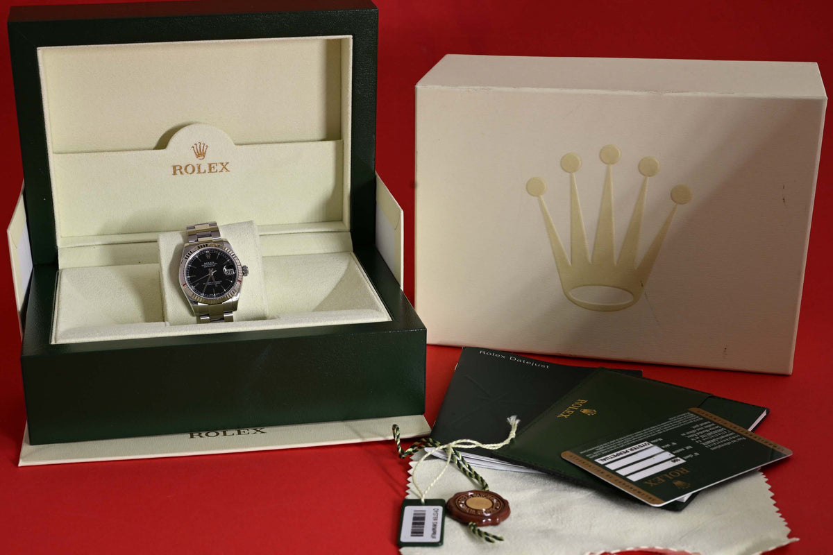 Rolex Datejust 31mm - 178274 - Black Dial - Full Set