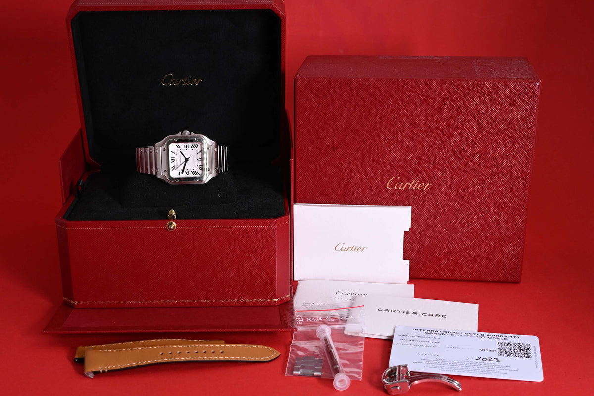 Cartier Santos Large - Full Set - WSSA0018 - Like NEW 2026