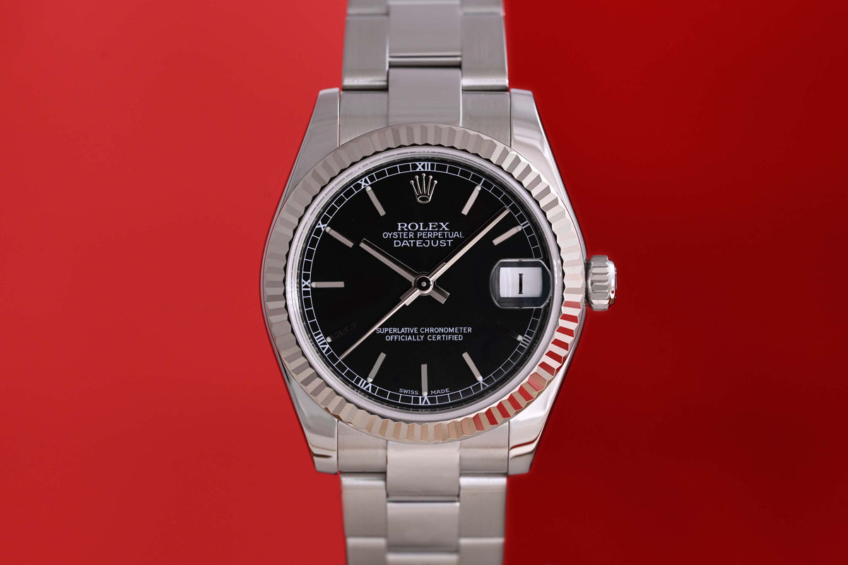Rolex Datejust 31mm - 178274 - Black Dial - Full Set