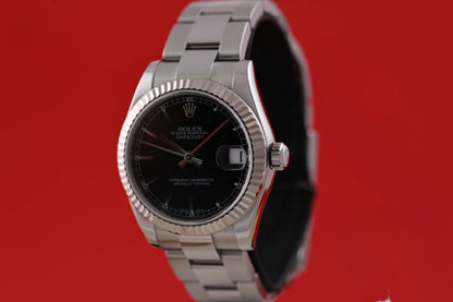Rolex Datejust 31mm - 178274 - Black Dial - Full Set