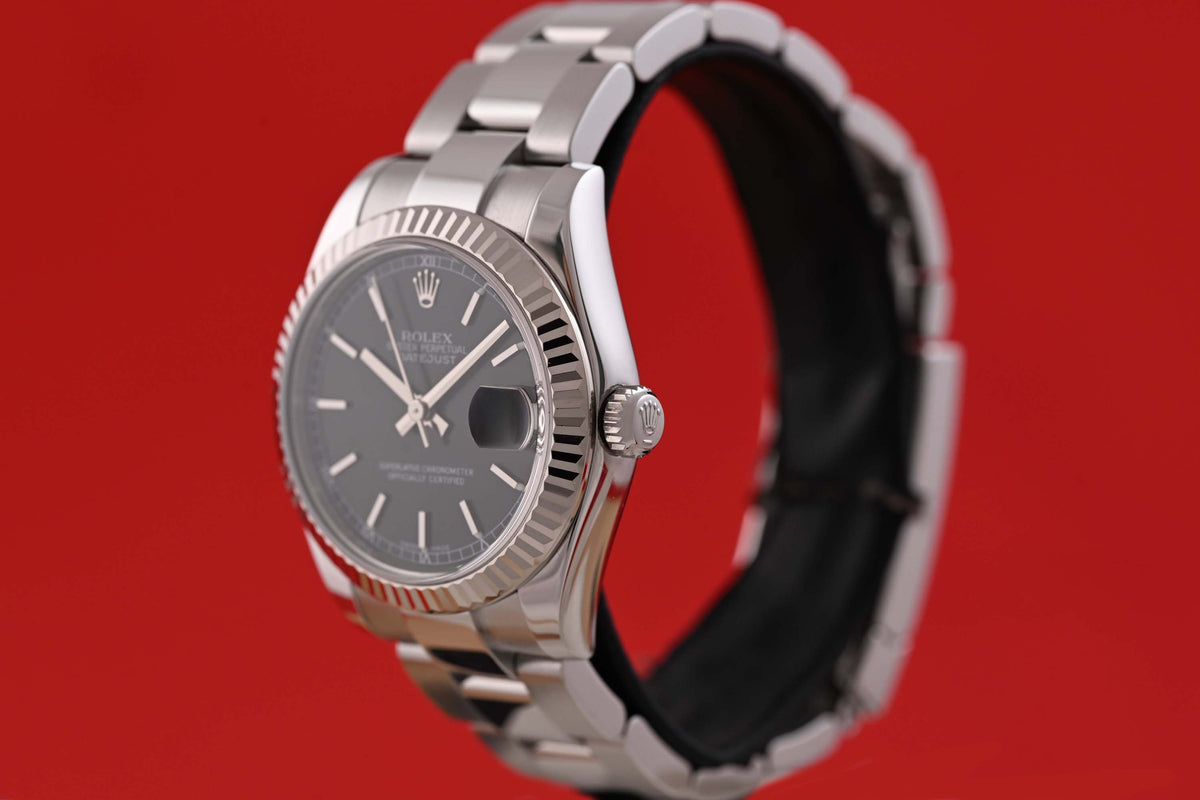 Rolex Datejust 31mm - 178274 - Black Dial - Full Set