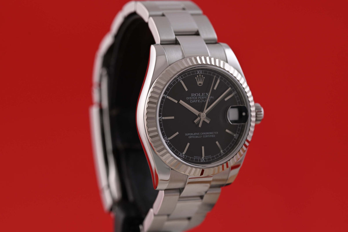 Rolex Datejust 31mm - 178274 - Black Dial - Full Set