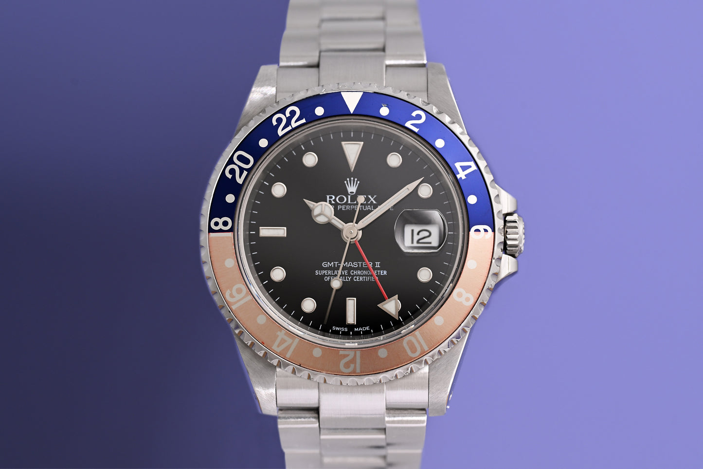 Rolex GMT Master II 16710 - Pepsi - Full Set - Faded Bezel