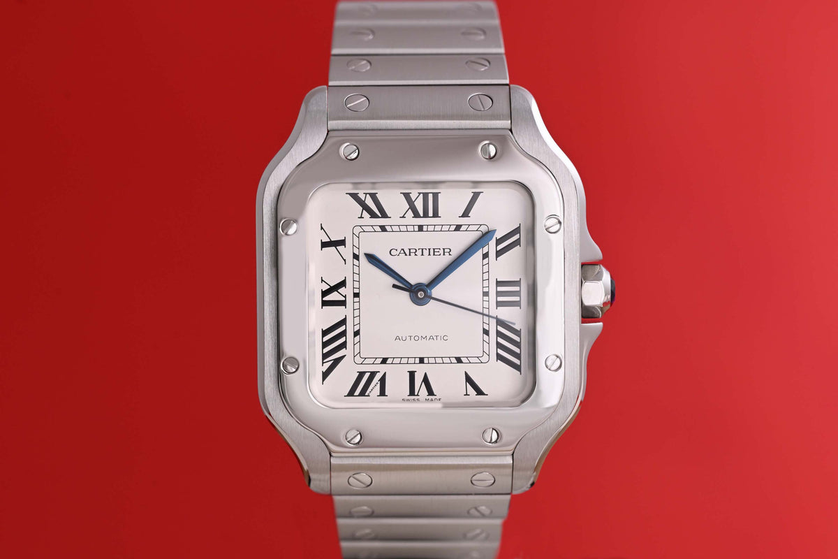 Cartier Santos Medium WSSA0029 - Full Set