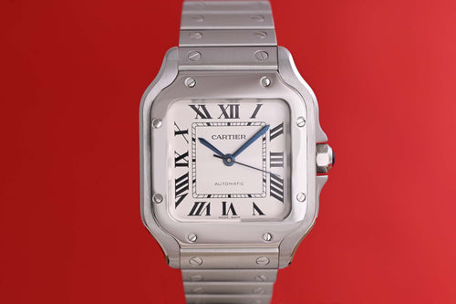 Cartier Santos Medium WSSA0029 - Full Set