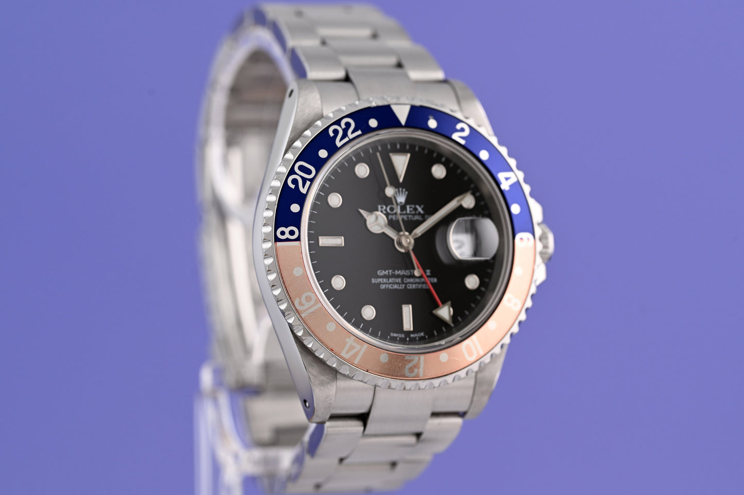 Rolex GMT Master II 16710 - Pepsi - Full Set - Faded Bezel