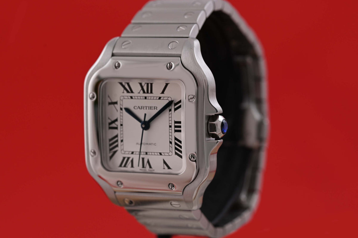 Cartier Santos Medium WSSA0029 - Full Set