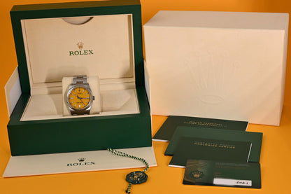 Rolex Oyster Perpetual 36mm 126000 - Full Set - Yellow