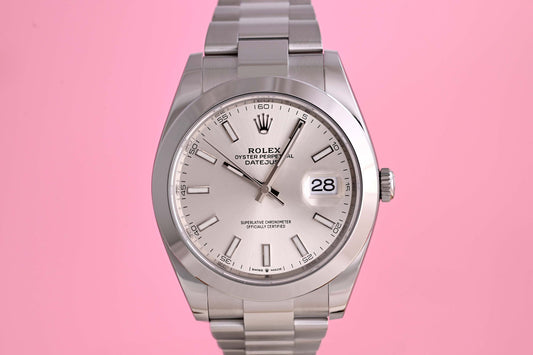 Rolex Datejust 41 - 126300 - Silver Dial - Full Set