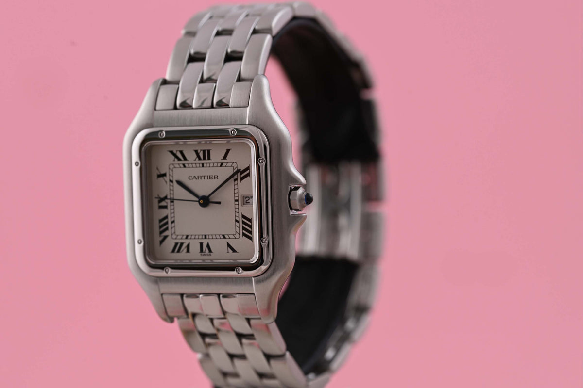 Cartier Panthère 1300 Large - Steel - Full Set