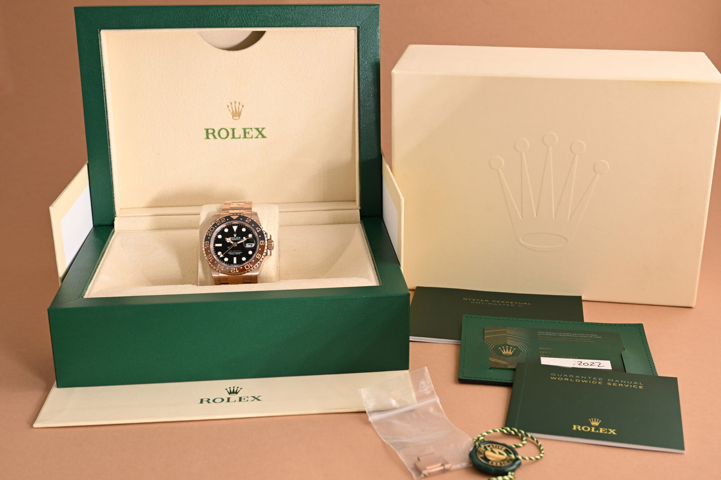 Rolex GMT Master II Roségold 126715CHNR - Full Set - Like New