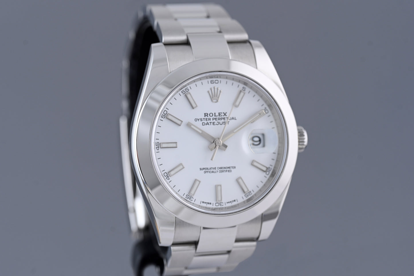 Rolex Datejust 41 - 126300 - White Dial - Full Set
