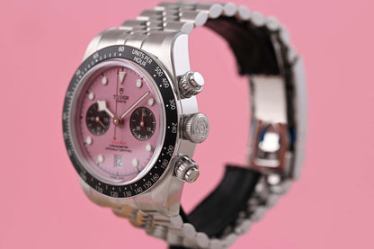 Tudor Black Bay Chronograph 79360N - Pink Dial "Inter Miami" - Full Set - NEW 2026