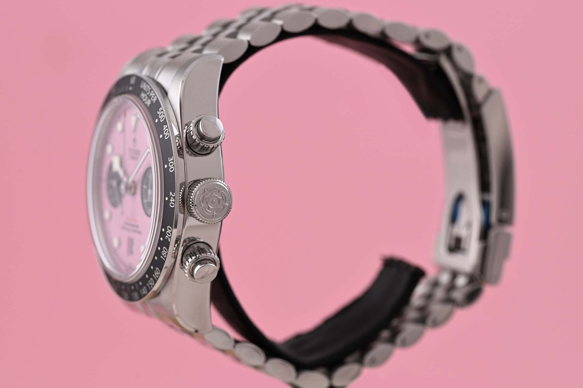 Tudor Black Bay Chronograph 79360N - Pink Dial "Inter Miami" - Full Set - NEW 2026