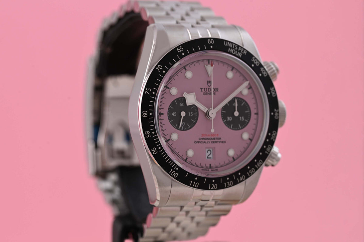 Tudor Black Bay Chronograph 79360N - Pink Dial "Inter Miami" - Full Set - NEW 2026