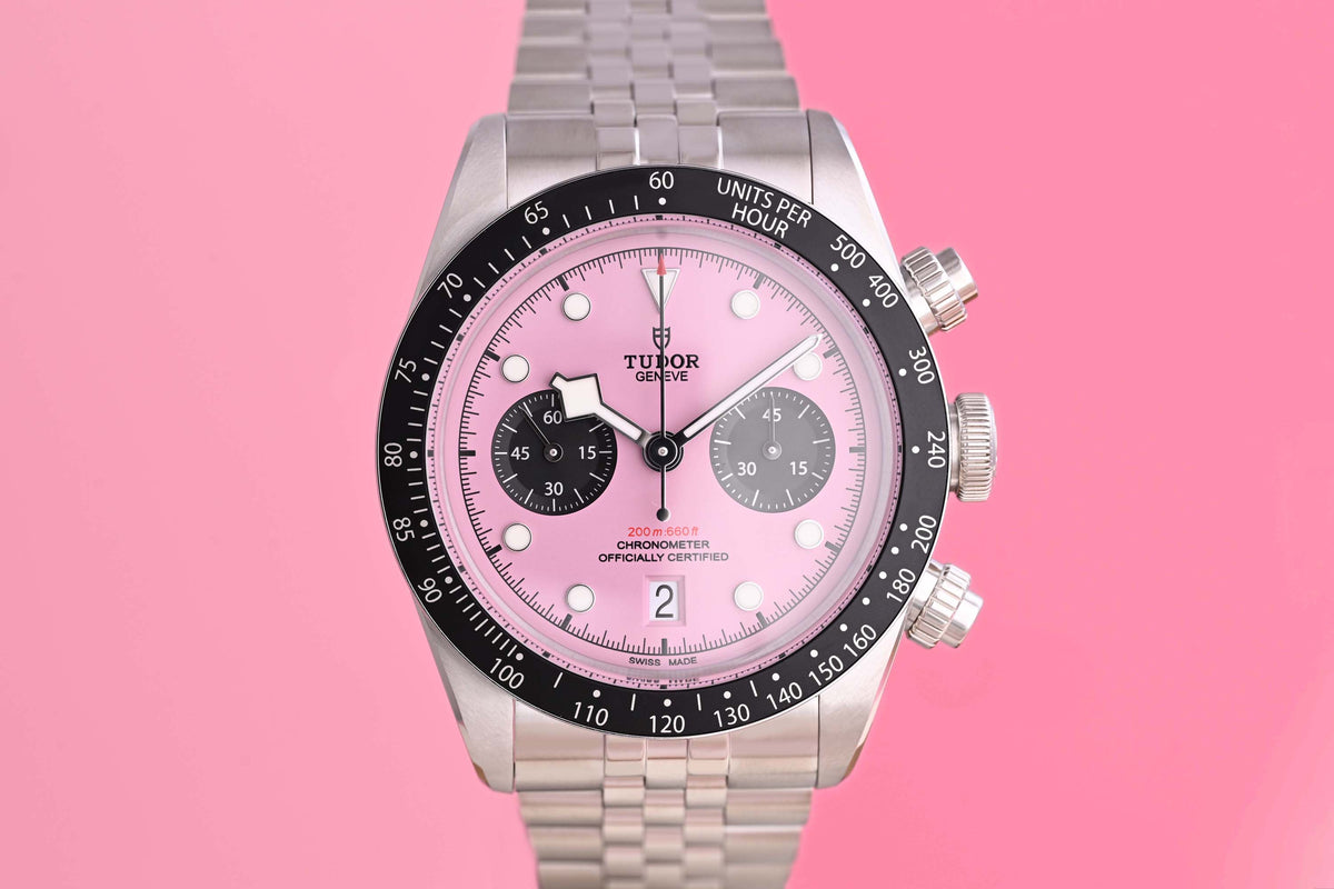 Tudor Black Bay Chronograph 79360N - Pink Dial "Inter Miami" - Full Set - NEW 2026