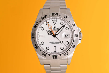 Rolex Explorer II 216570 - Full Set - Polar Dial - 2016