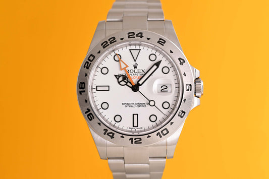 Rolex Explorer II 216570 - Full Set - Polar Dial - 2016