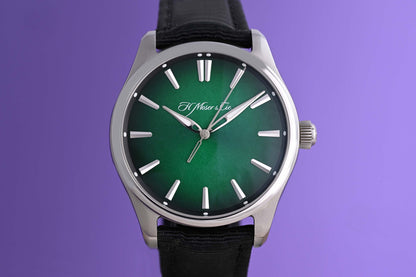 H.Moser & Cie. Pioneer Centre Seconds - Green Dial - Full Set