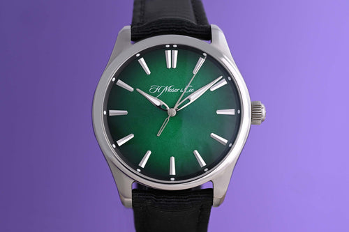 H.Moser & Cie. Pioneer Centre Seconds - Green Dial - Full Set