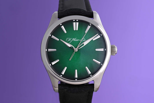 H.Moser & Cie. Pioneer Centre Seconds - Green Dial - Full Set