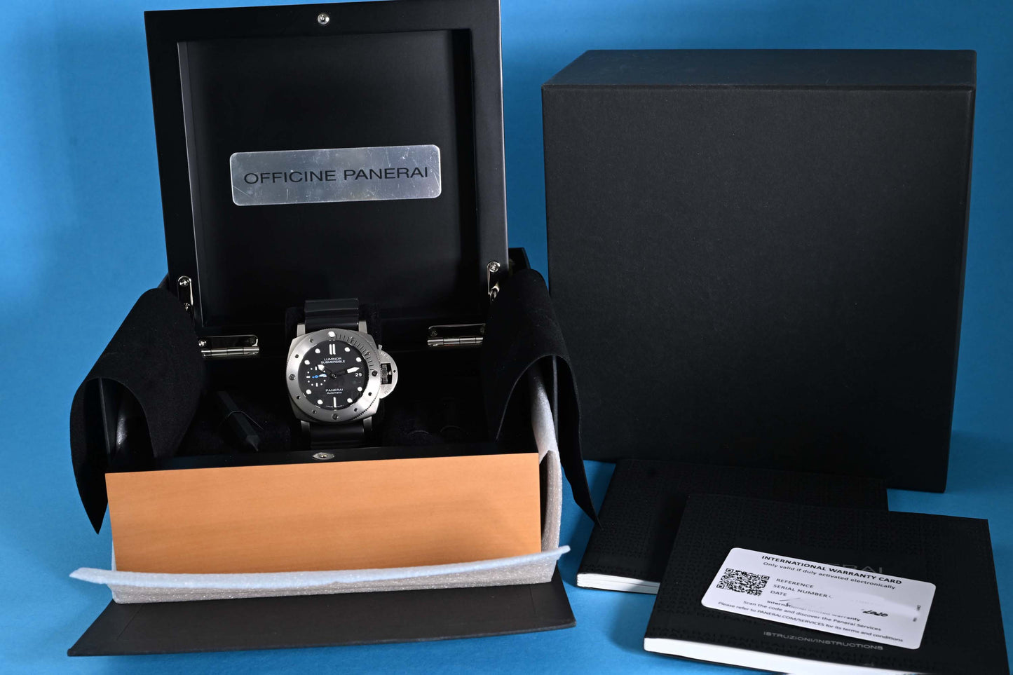 Panerai Luminor Submersible 1950 3 Days Automatic Titan - Box und Papiere