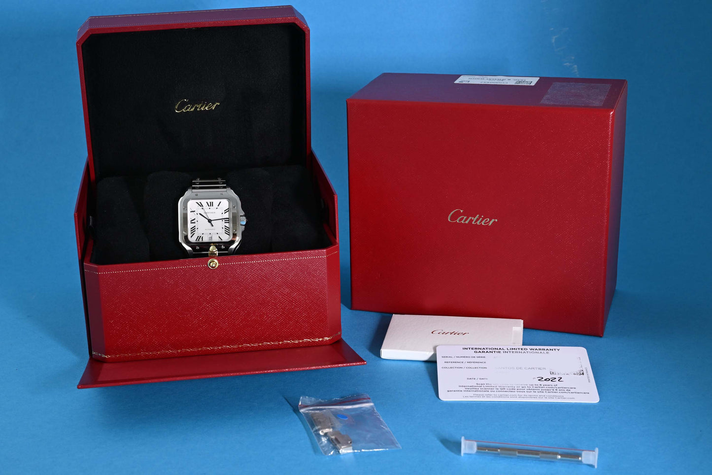 Cartier Santos Large - Full Set - WSSA0018