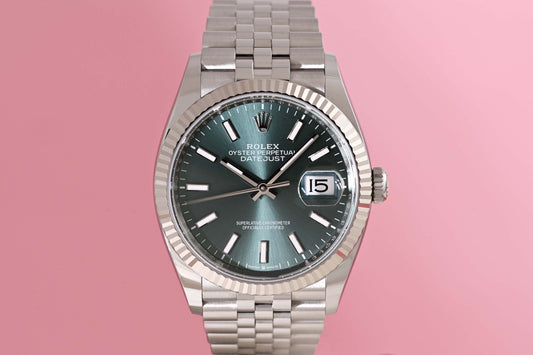 Rolex Oyster Perpetual Datejust 126234 - Green Dial - Full Set