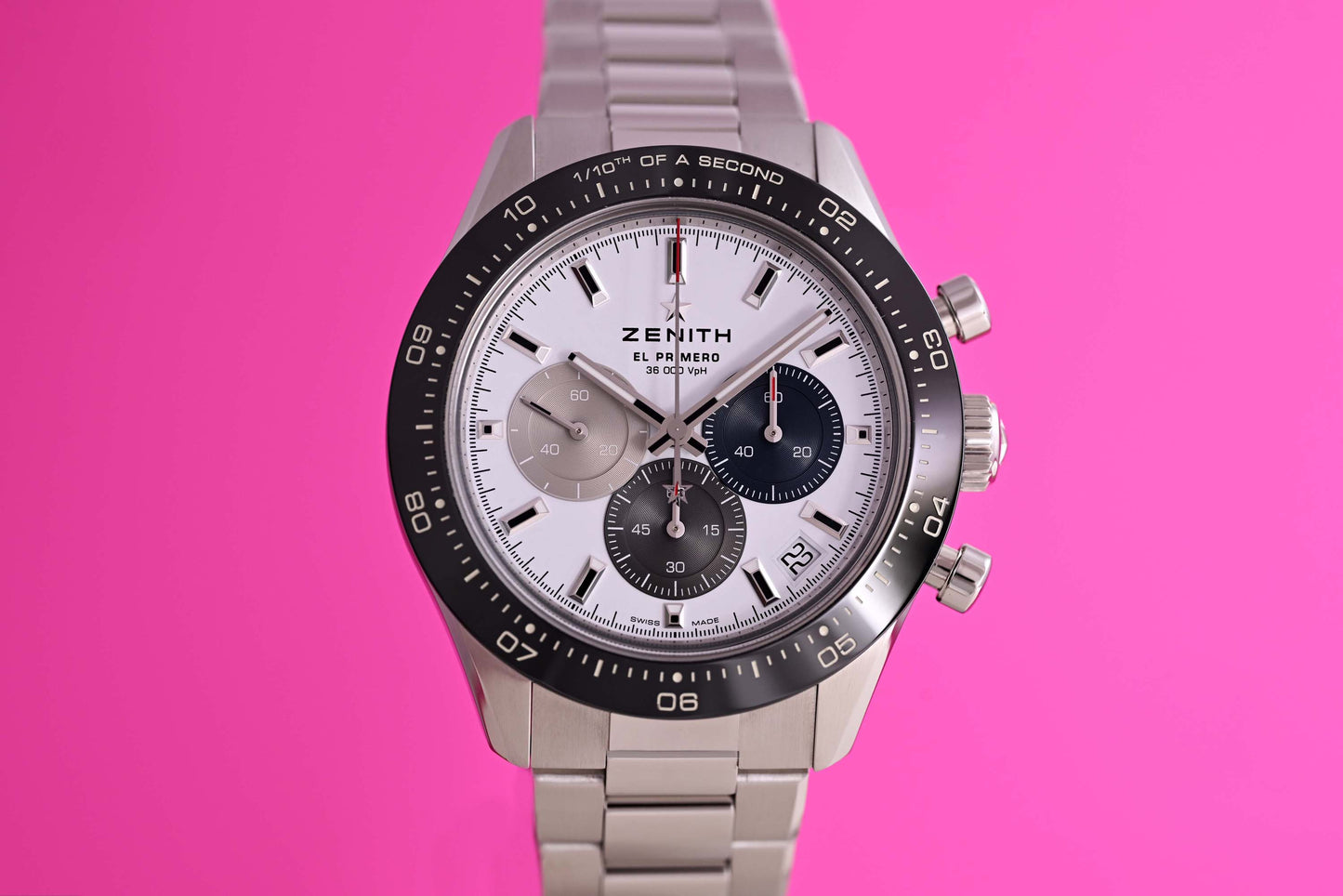 Zenith Chronomaster Sport Steel - Silver Dial - Full Set