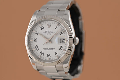 ROLEX Oyster Perpetual Date 115234 - Full Set - LC100